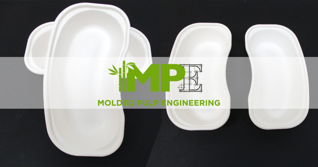 Photo of Biodegradable Medical Trays made by Molded Pulp Engineering