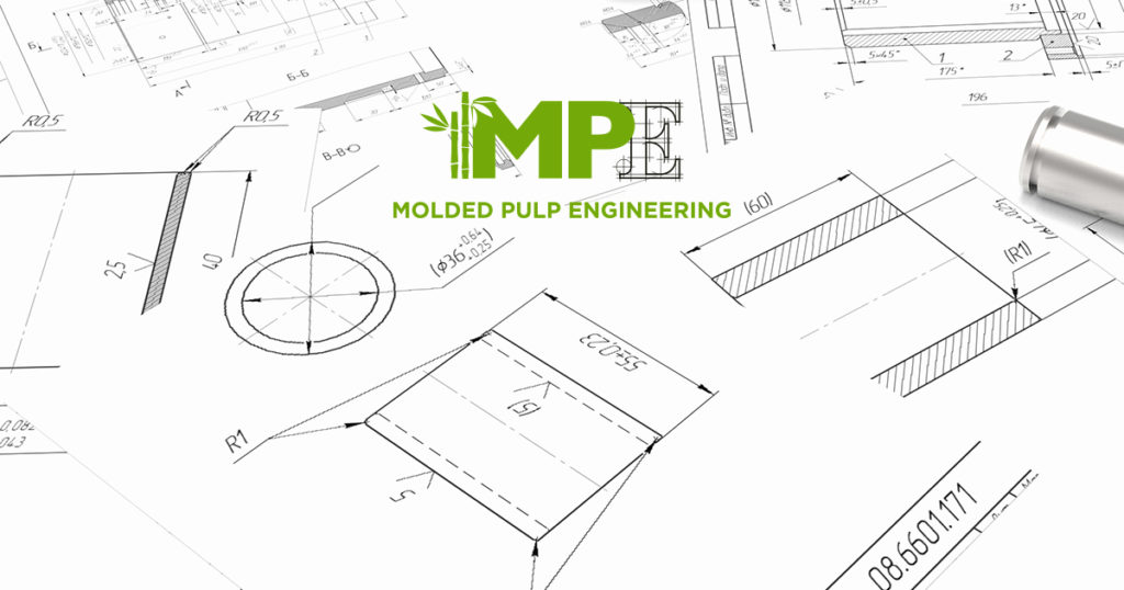 Custom Designed Molded Pulp Products - Engineering Drawing